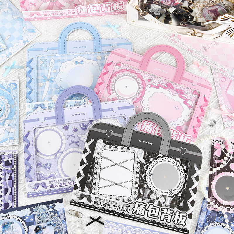 40 Sheets Background Paper Material Pack for Ita Frame Crafting